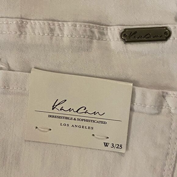 Rancan white distressed jeans size 25 - Picture 6 of 9